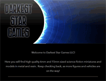 Tablet Screenshot of darkeststargames.com